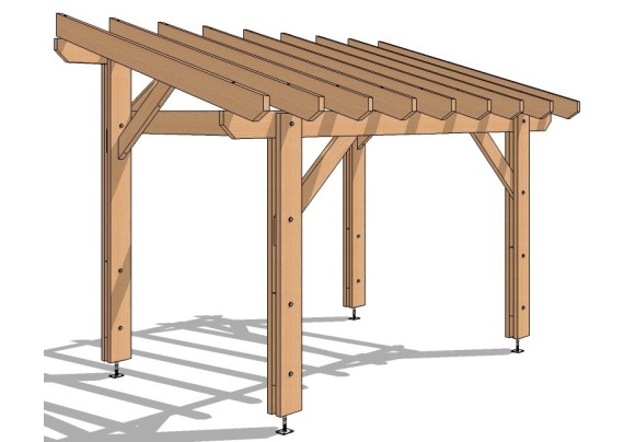 Pergola autoportée - Sur mesure